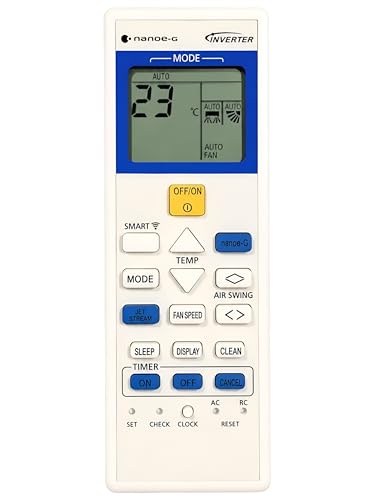 Image of Upix AC Remote No. 157C (No Backlight), Compatible /Replacement for Panasonic & Panasonic Inverter AC Remote Control (Exactly Same Remote Will Only Work)