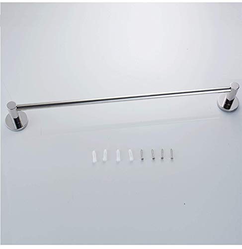 Porte-serviettes simple à vis en inox 304 pour rangement mural de bain - 5