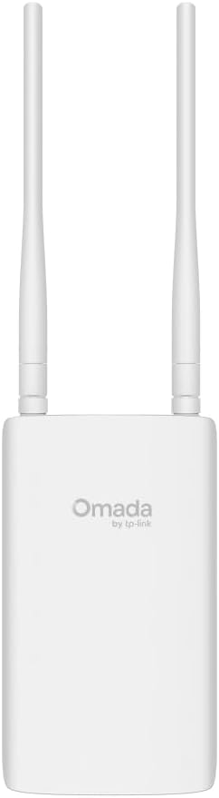 TP-Link Omada Long Range Outdoor Access Point WiFi 6 AX1800 Dual Band, Up to 3,200 sq. ft., PoE Powered, IP65 Weatherproof (EAP603-Outdoor)