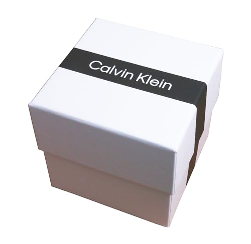 Calvin Klein silver leather strap luxury watch – image 6