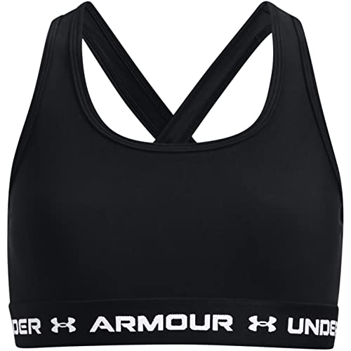 Under Armour Girls' Crossback Mid Sports Bra3