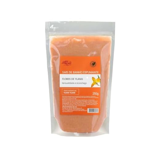 Sais de Banho Espumante Flores de Ylang Arte dos Aromas 250g