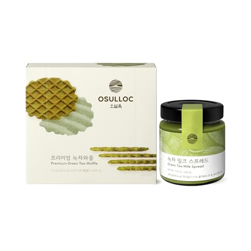 Té verde con crema y waffles 200g y 72g
