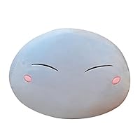 Jiumaocleu That Time I Got Reincarnated As a Slime Plush, Soft Rimuru Tempest Plush Stuffed Pillow Cushion Home Decor Christmas Birthday Gift for Boys Girls