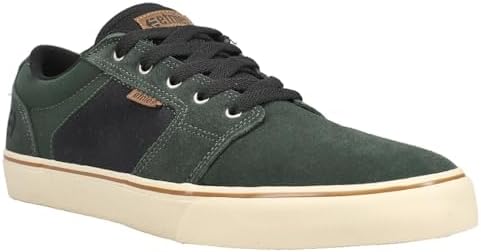Etnies Men's Barge LS Low Top Skate Shoe, Green/Black, 8.5 | Image 1