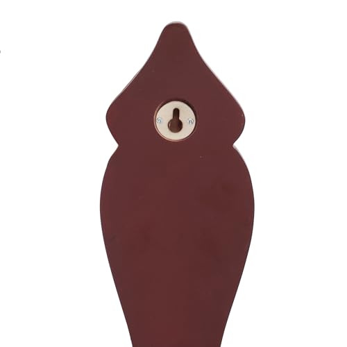 Image of KAISER 23 Inch Quartz Dual Wall Clock - Non-Ticking Silent Movement Hanging Clock for Home & Office (Rosewood 11)