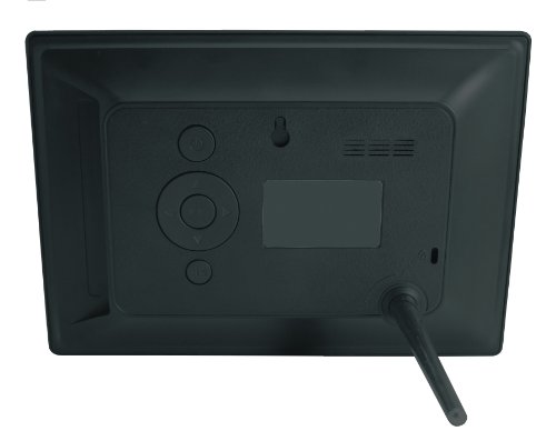 NAXA Electronics NF-1000 10.1-Inch TFT LCD Digital Photo Frame with LED Backlight 1024 x 600 (Black)
