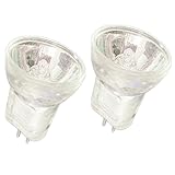 GWAYUANY 2 Pack 5 Watt 6 Volt MR8 Low Voltage Bulb GU4 bi-pin Base MR8 6V 5W Halogen lamp Light Bulb