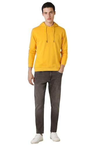 Image of Van Heusen Men's Hooded Neckline Full Sleeve Premium Cotton Blend Sweatshirt for Men | Effortless Styling | Comfort Wear