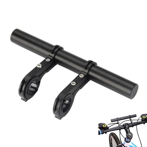 ZMD Bike Handlebar Extender,Bicycle Handlebar Extender,Multifunctional Aluminum Alloy Bracket Extension,Double Bicycle Handlebar Extension Bracket,for Bike Mounts,Extender Bars,Light Lamp,Phone Mount