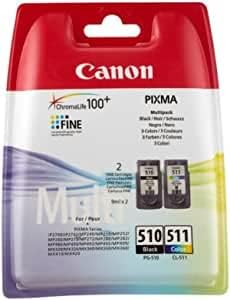 Canon PG510/ CL511 Ink Cartridges - Black/Colour, Medium