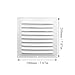 Begot 2 Pcs 200 * 200mm Gable Vents Aluminum Alloy Wall Vents Shed Attic Vent with Screen Mesh Square Vent Louver Vent Grille for Exterior Door House Attic Garage Ceiling