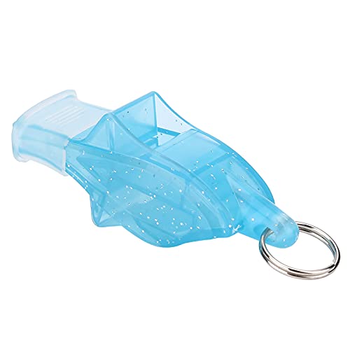 Silbato árbitro diseño delfín color Aqua Blue miniatura 2