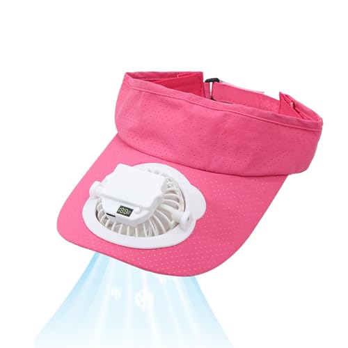 Chapeau ventilateur pour femme ajustable pour éviter la sueur en plein soleil