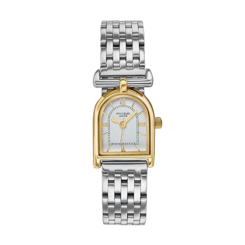 Image of Sonata Poze 8 Quartz Analog Watch and Jewellery Combo for Women with White Dial & IPS Alloy Strap - SP80175BM01WF