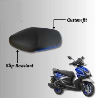 Image of Water Resistant Universal Fit Polyester Scooter Seat Cover | Durable Black Stretchable Protection Guard for Two Wheelers (Black - 4)