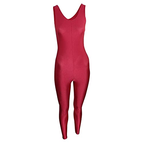 Intermezzo Unitard 4030 Skinly Cam juste au corps bordeaux M pour studio et danse