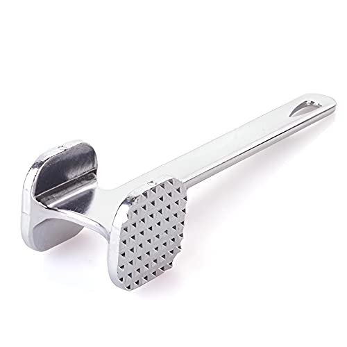 Garth Kitchen Aluminium Alloy Loose tenderizers Meat Hammer Steak Chicken Pounders Cooking Tools (Silver)