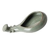 TOYANDONA Ink Dish Calligraphy Ink Stone Ceramic Ink Tray Ink Brush Holder for Chinese Calligraphy S