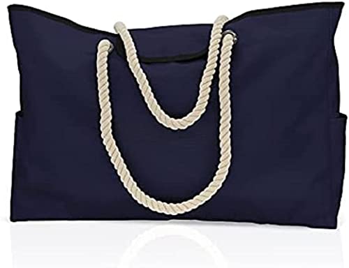 WamikSons Damen Strandtasche Große - XL Familie Segeltuch Umhängetasche für Reisen, Strand Cover