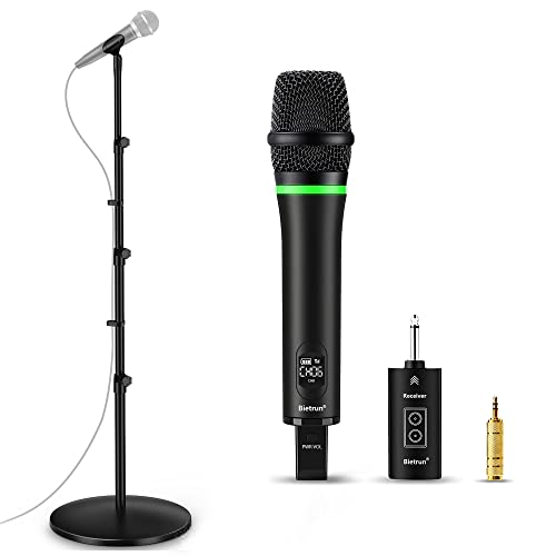 Bietrun Wireless Microphone Wxm 09A With Mic Stand #TOP7