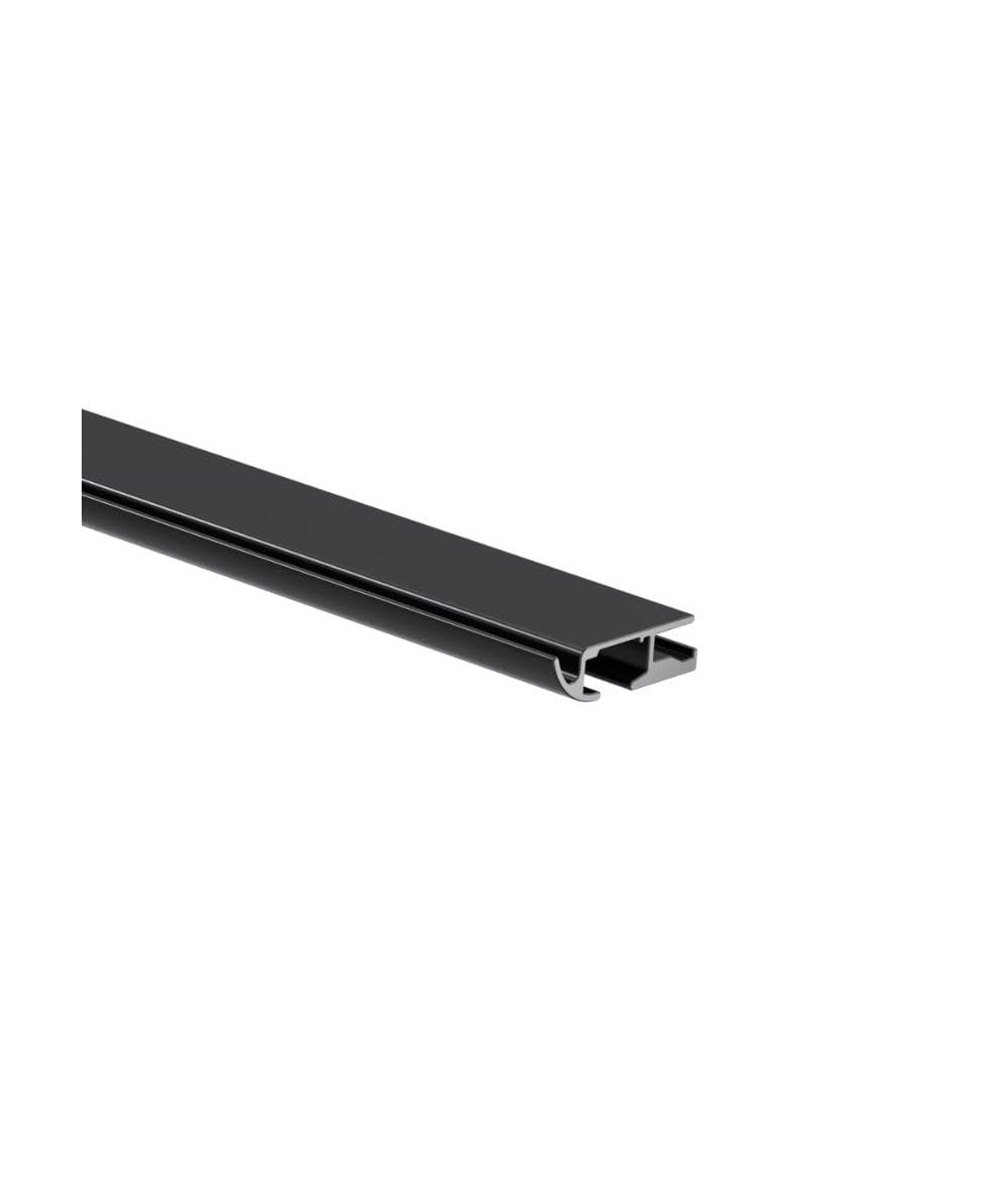 Black Hidden Ceiling Fix Aluminium Curtain Hanging Track