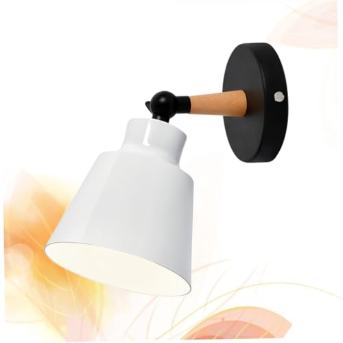 Lámpara de pared de madera maciza moderna aplique elegante pasillo dormitorio 7
