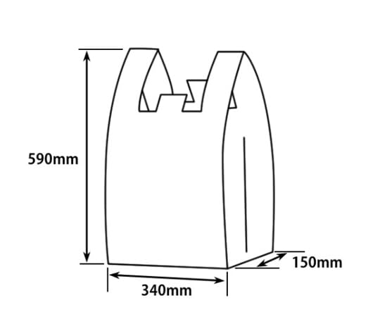 福助工業 レジ袋 イージーバッグ No.50 半透明 1ケース 100個&times;10セット入 0470252