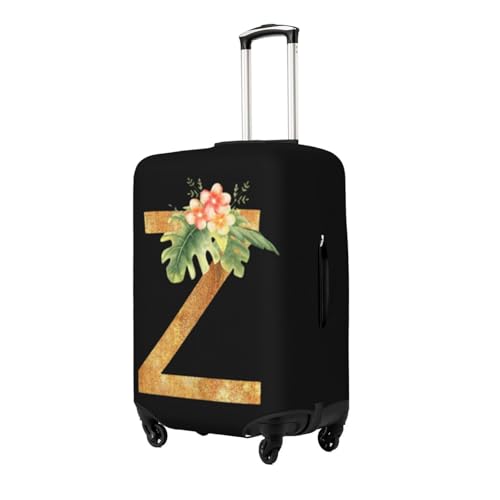 Letter Z Luggage Cover Fits 18-32 Inch Suitcase, Washable Elastic Suitcase Cover Protector with Concealed Zipper for Wheeled Suitcase Travel Accessories LC992