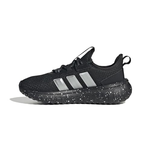 Adidas Unisex-Kids Kaptir 4.0, Black/Silver Metallic/Black, 13