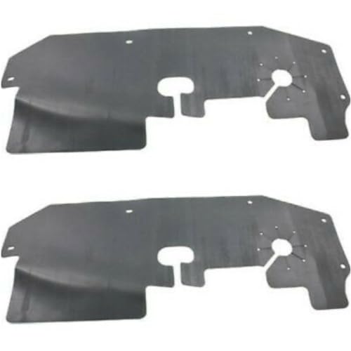 Ecueze Conjunto de 2 protetores contra respingos do motor e do lado do passageiro compatíveis com va