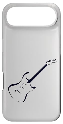 エレキギター 黒 描画 スマホケース iPhone Air 用