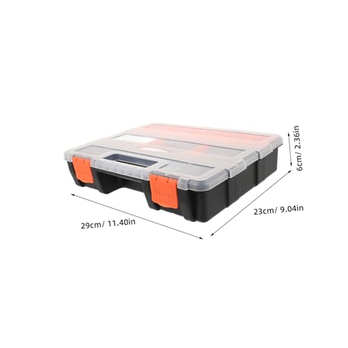 Boîte de rangement plastique compartimentée vis outils quincaillerie - 6