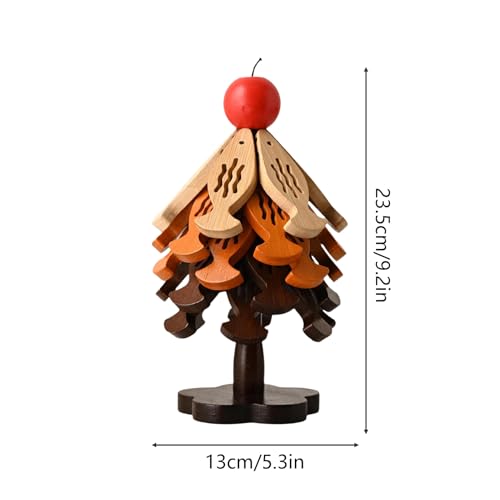 Dessous de plat pliable en bois, support pot chaud, cuisine et table de Noël - 6