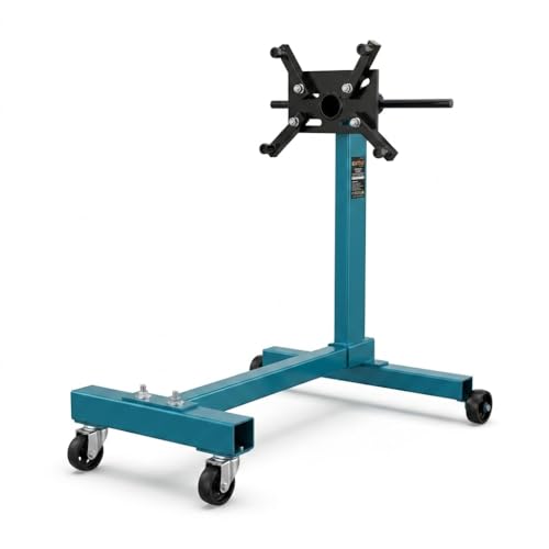 Image of KATSU Tools Engine Stand 1000 lb 450kg, Durable Steel Frame, Adjustable Mounting Arms, 360° Rotating, Transmission Gearbox Mount Tool, Garage & Workshop Engine Support, 161280