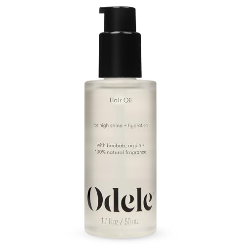 Odele Hair Oil, with Baobab & Argan Oils for High Shine, Hydration, and All Hair Types, 1.7 Fl Oz