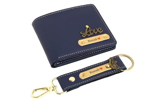 Image of Thebaegift Customized Leather Keychain | Personalized Birthday Gift for Men's | Handcrafted Organizer with Name Tag and Charms | Unique Birthday & Anniversary Gift For Men