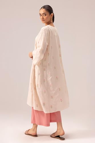 Image of ANNI DESIGNER Viscose Blend Kurta for Women | Kurti Set Woman | Kurta with Palazzo | A Line Printed Co Ord Outfit | Cord Ethnic Suit | Indian Office Party Traditional Clothing Fashion Premium Look