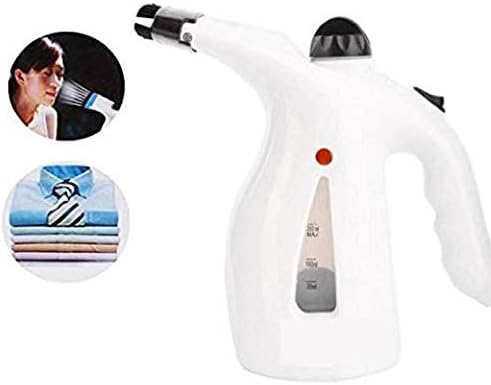 Shop4All Portable Handheld Garment Fabric Steamer Facial Steamer for Clothes and Face, Portable Powerful Steamer with Fast Heat-up Perfect for Home Travel (Colour May vary)