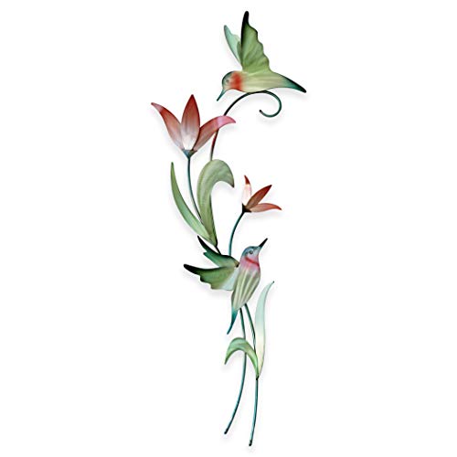 T.i. Design Hummingbirds Contemporary Floral Botanical Metal Wall Decor #TOP18