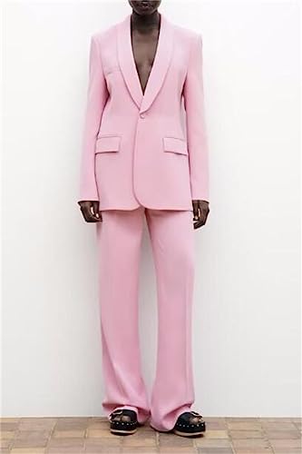 Pink Women Suits Blazer Suits for Business Groom Party2