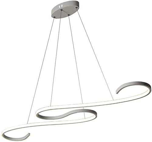 Luminaire suspendu LED réglable par télécommande pour illuminer efficacement la table de cuisine