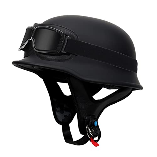 Halbschalenhelm ECE Geprüft - Retro Jethelm Für Motorrad & Scooter