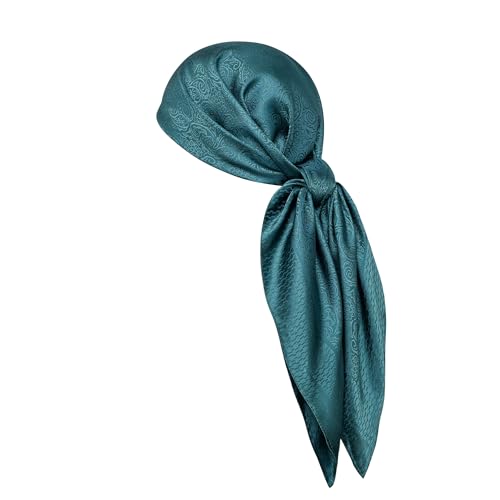 Image of 35 inch Men's Large Square Jacquard Scarf - Cowboy Wild Rugged Style, With Gift Packed