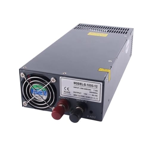 Alimentation 1000W CA-CC 12V transformateur à découpage 80A régulé S-1000-12