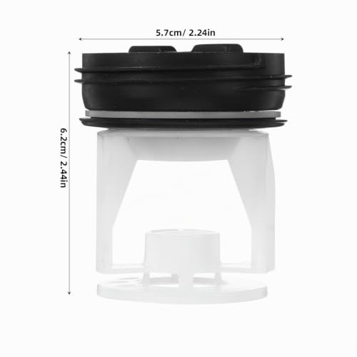 ifundom Filtre de Pompe de Vidange pour Machine à Laver, Bouchon Filtre Lave-Linge en Plastique ABS, Couvercle de Pompe de Vidange, Pièce de Remplacement pour Entretien et Évacuation – vue 2
