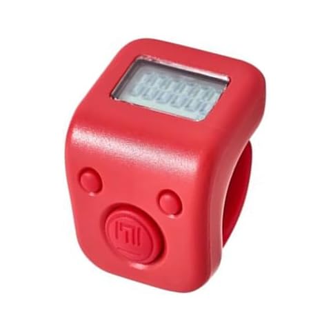 AIYAYOU Electronic Finger Tally Counter Waterproof LCD Digital Display Tally Counter Handheld Counter Clickers Pitches Counter Tally Counter Clickers Cover