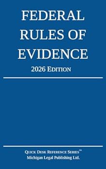 Paperback Federal Rules of Evidence; 2026 Edition: With Internal Cross-References Book