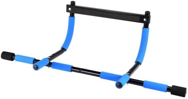 Home Use Indoor Pole for Pull Ups Without Drilling Holes for Men Women Fitness Equipment(White-Dinosaur Doodle4)