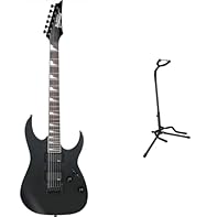 The GRG121DX is an RG Series 6 string electric guitar from the worlds leading guitar brand, Ibanez. Style and Substance: Featuring a poplar body, maple neck and Purpleheart fretboard for comfort and playability. Ideal for beginner & intermediate / Ib...